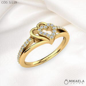 Sortija Corazón Full Strass